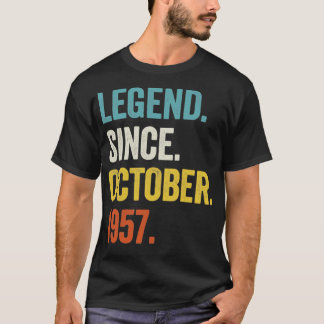 Camiseta Leyenda de 65 años desde octubre de 1957