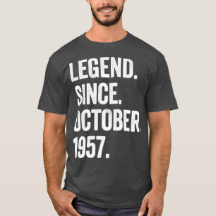 Camiseta Leyenda de 65 años desde octubre de 1957