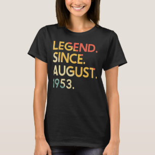 Camiseta Leyenda de 69 años de antigüedad desde agosto de 1