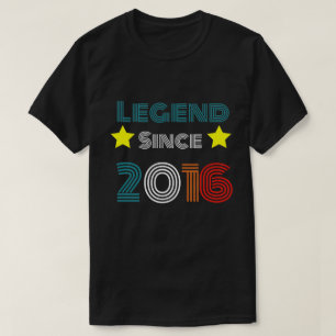 Camiseta Leyenda de 6 años desde el sexto cumpleaños 2016