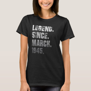 Camiseta Leyenda de 77 años desde marzo de 1994