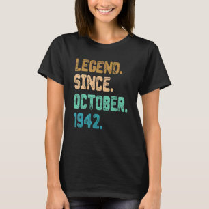 Camiseta Leyenda de 80 años desde octubre de 1942