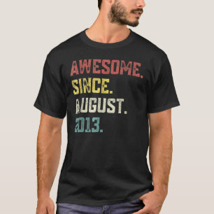 Camiseta Leyenda de 9 años desde agosto de 2013 Noveno cump