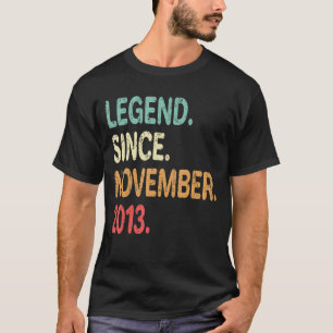 Camiseta Leyenda de 9 años desde noviembre de 2013 Noveno n