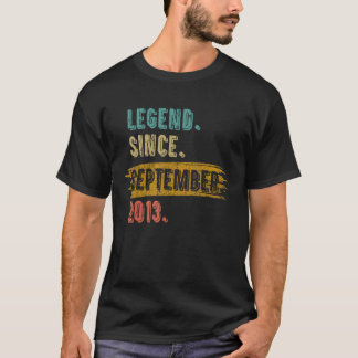 Camiseta Leyenda de 9 años desde septiembre de 2013 Noveno