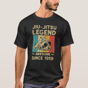 Camiseta Leyenda de BJJ Jiu-Jitsu de 63 años Increíble desd