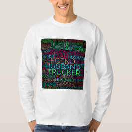 Camiseta Leyenda de camionero de Husband Dad