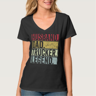Camiseta Leyenda de camionero de papá, marido retro, para p