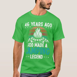 Camiseta Leyenda de Camping de Año Scout Cumpleaños de Camp
