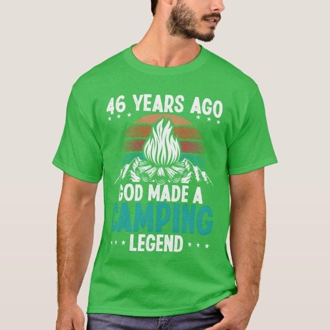 Camiseta Leyenda de Camping de Año Scout Cumpleaños de Camp (Anverso)