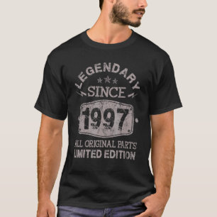 Camiseta Leyenda de cumpleaños de 25 años desde 1997 Viñeta