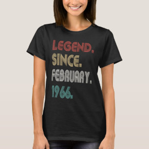 Camiseta Leyenda de época de 57 años desde febrero de 1966