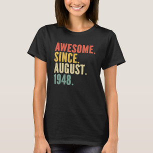 Camiseta Leyenda de época de 74 años desde agosto de 1948 7