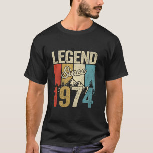 Camiseta Leyenda de época desde 1974 50º regalo de cumpleañ