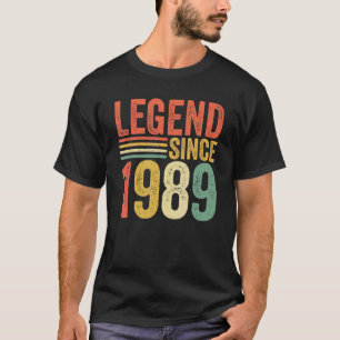 Camiseta Leyenda de época desde 1989 33º retro