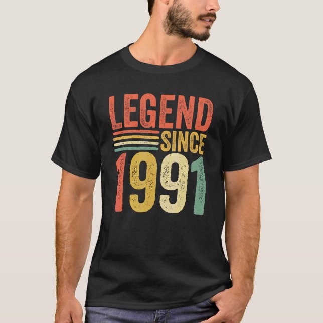 Camiseta Leyenda de época desde 1991 31º retro (Anverso)