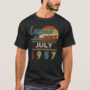 Camiseta Leyenda de época desde julio de 1957 Nacimiento de