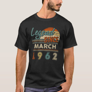 Camiseta Leyenda de época desde marzo de 1962