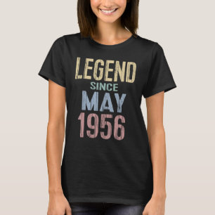 Camiseta Leyenda de época desde mayo de 1956 Diez de cumple