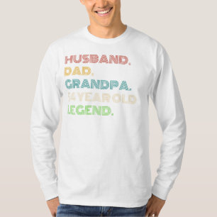 Camiseta Leyenda de época: Esposo, papá, abuelo - 54, todav