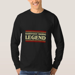 Camiseta Leyenda de esquí descalzo Deporte de aventura desc