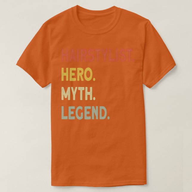 Camiseta Leyenda de estilo hairístico (Diseño del anverso)