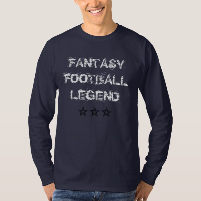 Camiseta LEYENDA DE FANTASY FOOTBALL - Lágrima lapidada (Anverso)