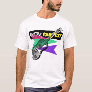 Camiseta Leyenda de guitarra Hero Ilustracion retro Persona