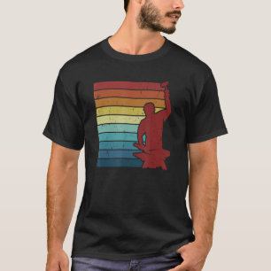 Camiseta Leyenda de hobby retro forjar negro profesional ma