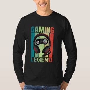 Camiseta Leyenda de juegos Pc Divertidos Gamer Videojuegos 