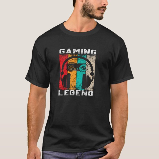Camiseta Leyenda De Juegos Pc Gamer Son Brother Video Games (Anverso)