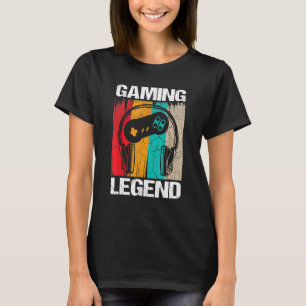 Camiseta Leyenda de juegos Pc Gamer Videojuegos Niños Adole