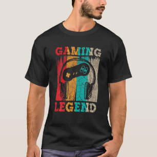 Camiseta Leyenda de juegos PC Gamer Videojuegos Regalo Niño