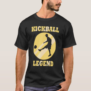 Camiseta Leyenda de Kickball Jugador irónico de citas de Ki