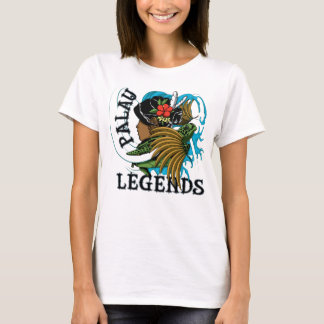 Camiseta Leyenda de la falda de la tortuga y de hierba de