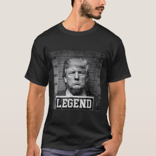 Camiseta Leyenda de la foto policial del presidente Trump R