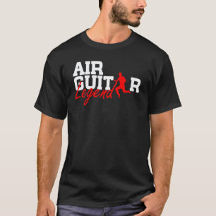 Camiseta Leyenda de la guitarra en el aire Guitarrista de g