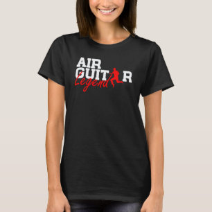 Camiseta Leyenda de la guitarra en el aire Guitarrista de g