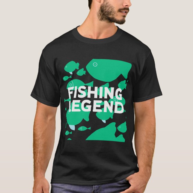 Camiseta Leyenda de la pesca (Anverso)