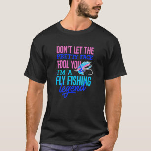 Camiseta Leyenda de la pesca cita irónica pesca con mosca t