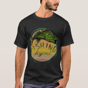 Camiseta Leyenda de la Pesca de Lucioperca