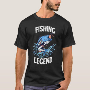 Camiseta Leyenda de la pesca El mejor pescador de carpas pe