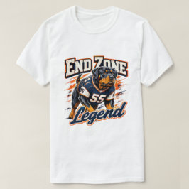 Camiseta Leyenda de la Zona de Golpeo Rottweiler Fútbol