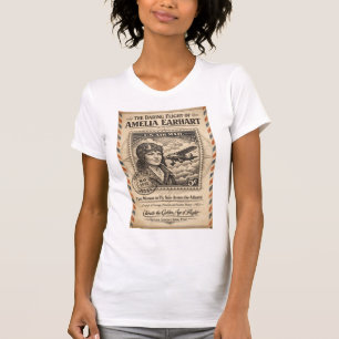 Camiseta Leyenda de los cielos. Celebra a Amelia Earhart