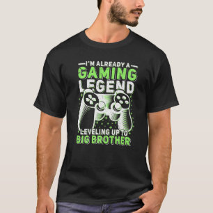 Camiseta Leyenda de los juegos subiendo de nivel a Big Brot