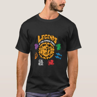 Camiseta Leyenda De Los Símbolos Ocultos Del Equipo Del Tem
