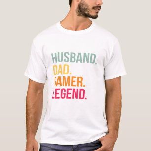 Camiseta Leyenda de marido, padre y jugador