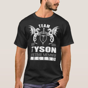 Camiseta Leyenda de miembro de tiempo de vida de Team TYSON