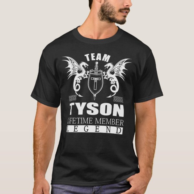 Camiseta Leyenda de miembro de tiempo de vida de Team TYSON (Anverso)