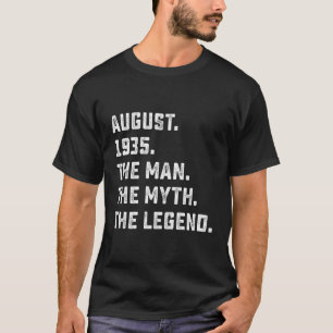 Camiseta Leyenda De Mito Agosto De 1935 88ª 88